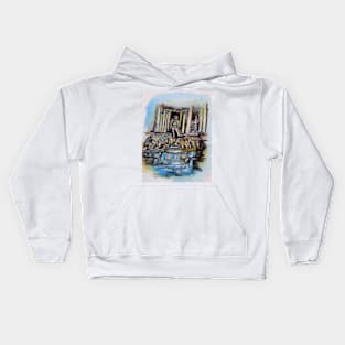 Trevi Fountain Rome Kids Hoodie